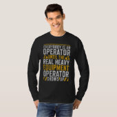 Der echte Operator   Bauarbeiter & Constru T-Shirt (Vorne ganz)