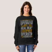 Der echte Operator Bauarbeiter & Konstruktion Sweatshirt (Vorne ganz)