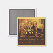Der echte Patriot Act, die Gründungsväter Magnet (Vorderseite/Rückseite)