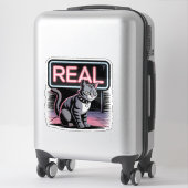 Der echte Streuner Aufkleber (Koffer)