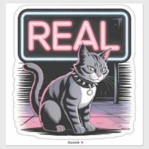 Der echte Streuner Aufkleber