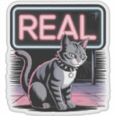 Der echte Streuner Aufkleber (Vorderseite)