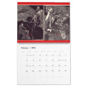 Der Edgar Allan Poe und Harry Clarke Wall Calendar Kalender (Feb 2026)
