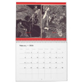 Der Edgar Allan Poe und Wandkalender Harrys Clarke (Feb 2026)