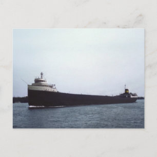 Der Edmund Fitzgerald am St. Clair River Postkarte
