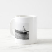 Der Edmund Fitzgerald auf dem Fluss St. Clair Kaffeetasse (Vorderseite Links)