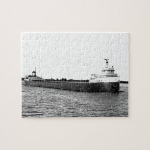 Der Edmund Fitzgerald auf dem Fluss St. Clair Puzzle