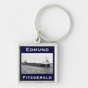 Der Edmund Fitzgerald auf dem Fluss St. Clair Schlüsselanhänger