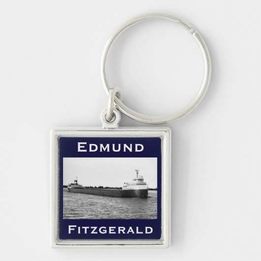 Der Edmund Fitzgerald auf dem Fluss St. Clair Schlüsselanhänger (Vorne)