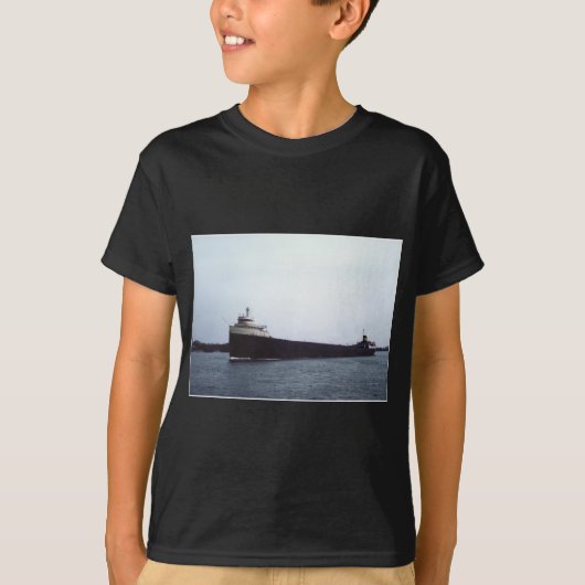 Der Edmund Fitzgerald auf dem Fluss St. Clair T-Shirt (Vorderseite)