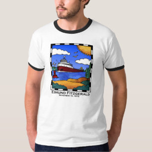 Der Edmund Fitzgerald auf dem Fluss St. Clair T-Shirt