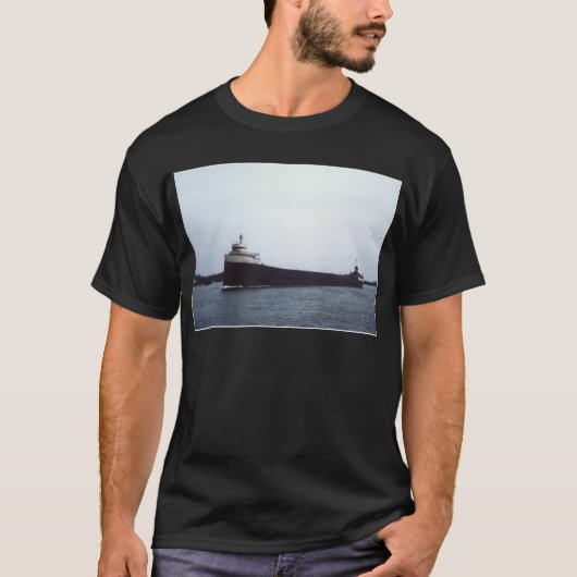 Der Edmund Fitzgerald auf dem Fluss St. Clair T-Shirt (Vorderseite)