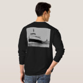 Der Edmund Fitzgerald das mächtige FItz T-Shirt (Schwarz voll)