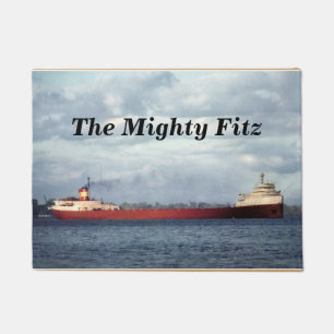 Der Edmund Fitzgerald mächtiges besonders Fußmatte