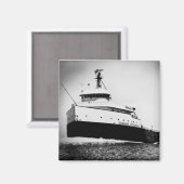 Der Edmund Fitzgerald Magnet (Vorderseite/Rückseite)