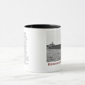 Der Edmund Fitzgerald mit Crew-Namen Tasse (Zentrum)