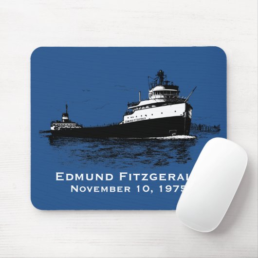 Der Edmund Fitzgerald-Mouse-Pad Mousepad (Mit Mouse)