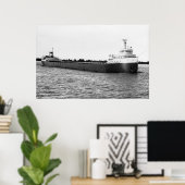 Der Edmund Fitzgerald Poster (Heimbüro)