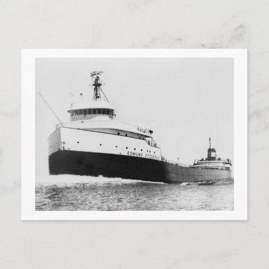 Der Edmund Fitzgerald Postkarte (Vorderseite)