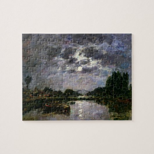 Der Effekt des Mondes, 1891 (Öl auf Leinwand) Puzzle (Horizontal)