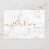 Der Effekt von weißem und goldfarbenem Marmor, vie Begleitkarte (Vorderseite)