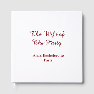 Der Ehefrau des Party-Junggesellinnenabschieds Nam Gästebuch