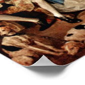 Der Ehevertrag von William Hogarth Poster (Ecke)