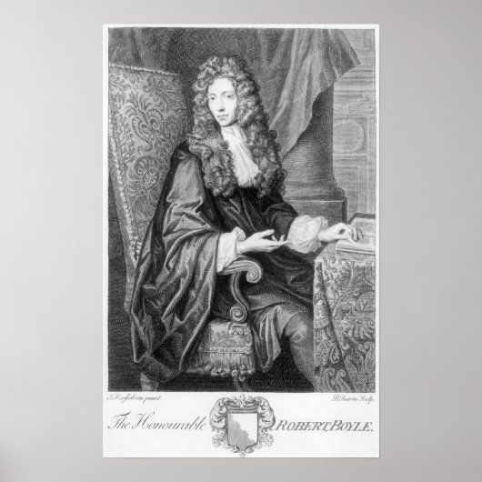 Der ehrenwerte Robert Boyle, der von B. Baron eing Poster (Vorne)