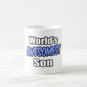 Der ehrfürchtigste Sohn der Welt Kaffeetasse (Mittel)