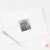 Der ehrliche Dr. Shaw predigt Quadratischer Aufkleber (Umschlag)