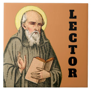 Der ehrwürdige Beda als Prediger (P 008) Fliese