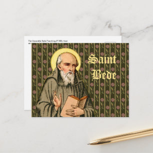 Der Ehrwürdige Beda predigend (P 008) Generisch Postkarte
