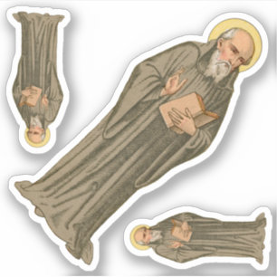 Der Ehrwürdige "Bede Preaching" (P 008) 3UP Aufkleber