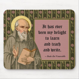 Der Ehrwürdige Bienenpreaching (P 008; Zitat) Mousepad