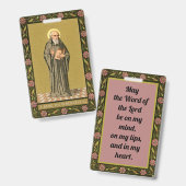 Der Ehrwürdige Bienenprediger (P 008; Gebet) Ausweis (Vorder- & Rückseite)