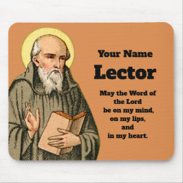 Der Ehrwürdige Bienenprediger (P 008; Gebet) Mousepad