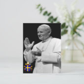 Der ehrwürdige Papst Johannes Paul II. Postkarte (Stehend Vorderseite)