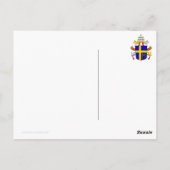 Der ehrwürdige Papst Johannes Paul II. Postkarte (Rückseite)