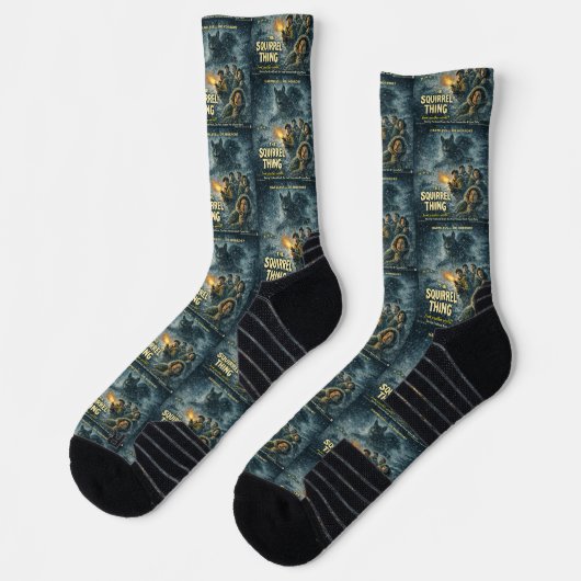 Der Eichhörnchen-Ding-Film-Parodie Socken (Links)