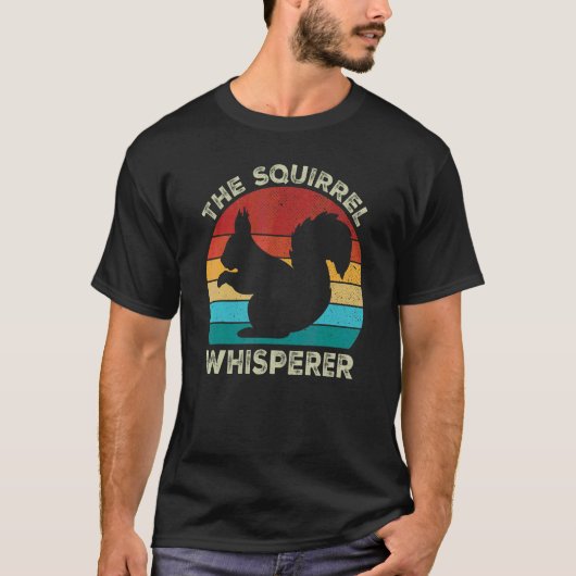 Der Eichhörnchen-Flüsterer für Eichhörnchen T-Shirt (Vorderseite)