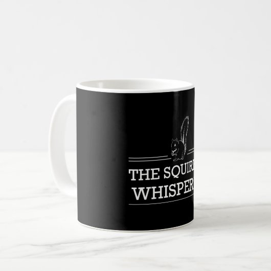 Der EichhörnchenWhisperer Kaffeetasse (Vorderseite Links)