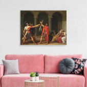 Der Eid Horatii, 1784 Leinwanddruck (Insitu (Wohnzimmer))