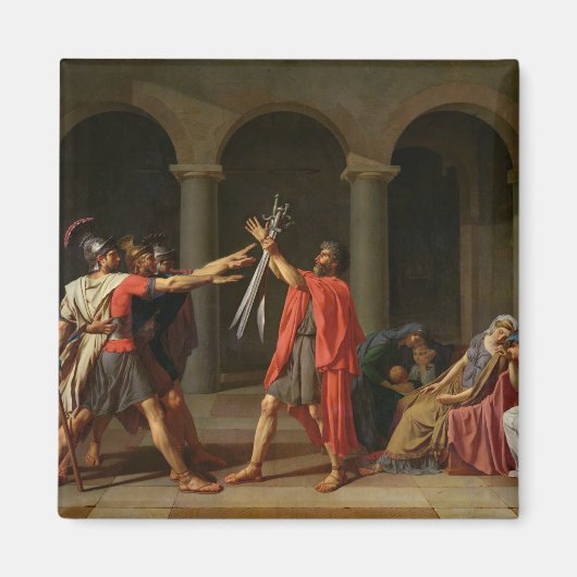 Der Eid Horatii, 1784 Magnet (Vorne)