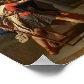 Der Eid Horatii, 1784 Poster (Ecke)