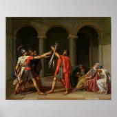 Der Eid Horatii, 1784 Poster (Vorne)