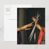 Der Eid Horatii, 1784 Postkarte (Vorne/Hinten)