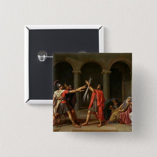 Der Eid von Horatii, 1784 Button (Vorne & Hinten)