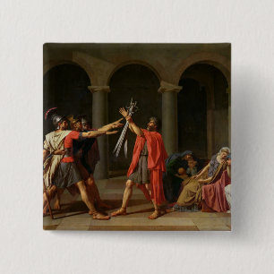 Der Eid von Horatii, 1784 Button