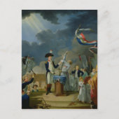 Der Eid von Lafayette Postkarte (Vorderseite)