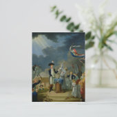 Der Eid von Lafayette Postkarte (Stehend Vorderseite)